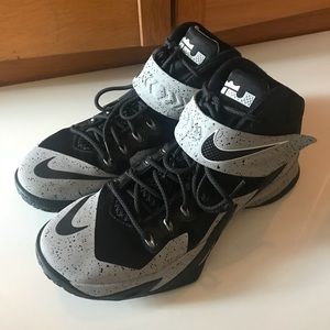 Nike Lebron Soldier 8 Black White Speckled